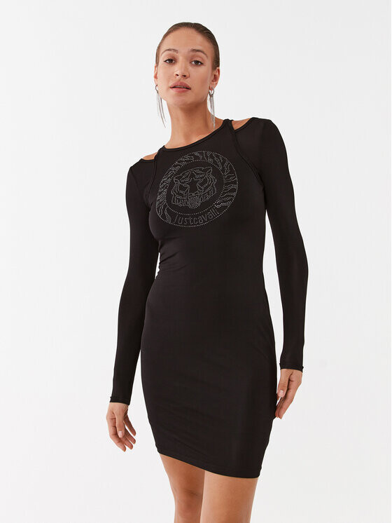 

Коктейльное платье узкого кроя Just Cavalli, черный