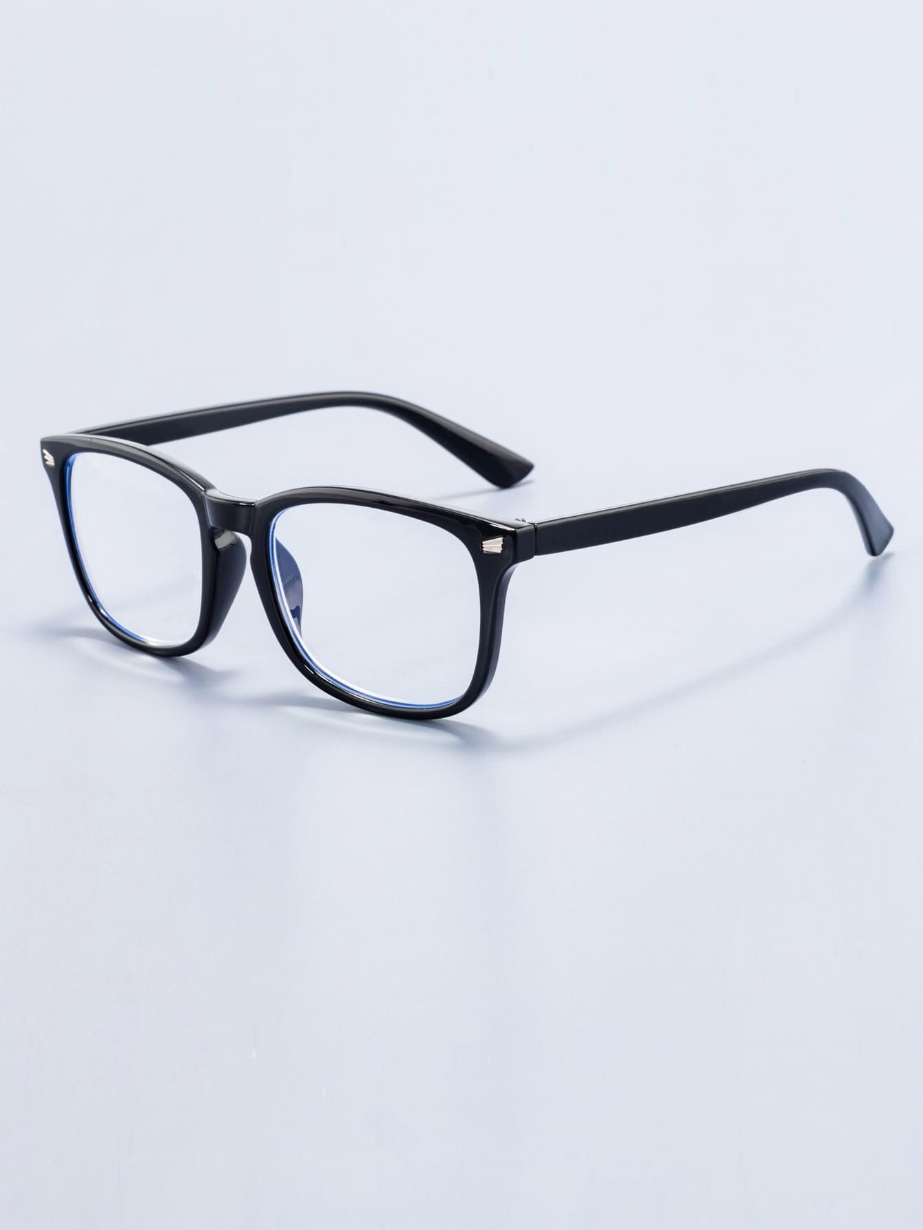 1 шт. женские прозрачные квадратные очки для ПК с функцией блокировки синего света