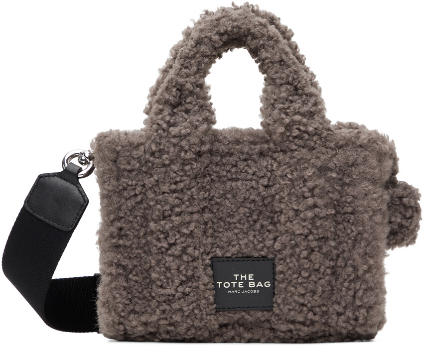 

Серый - Мини-тоут с короткими ручками The Teddy Marc Jacobs