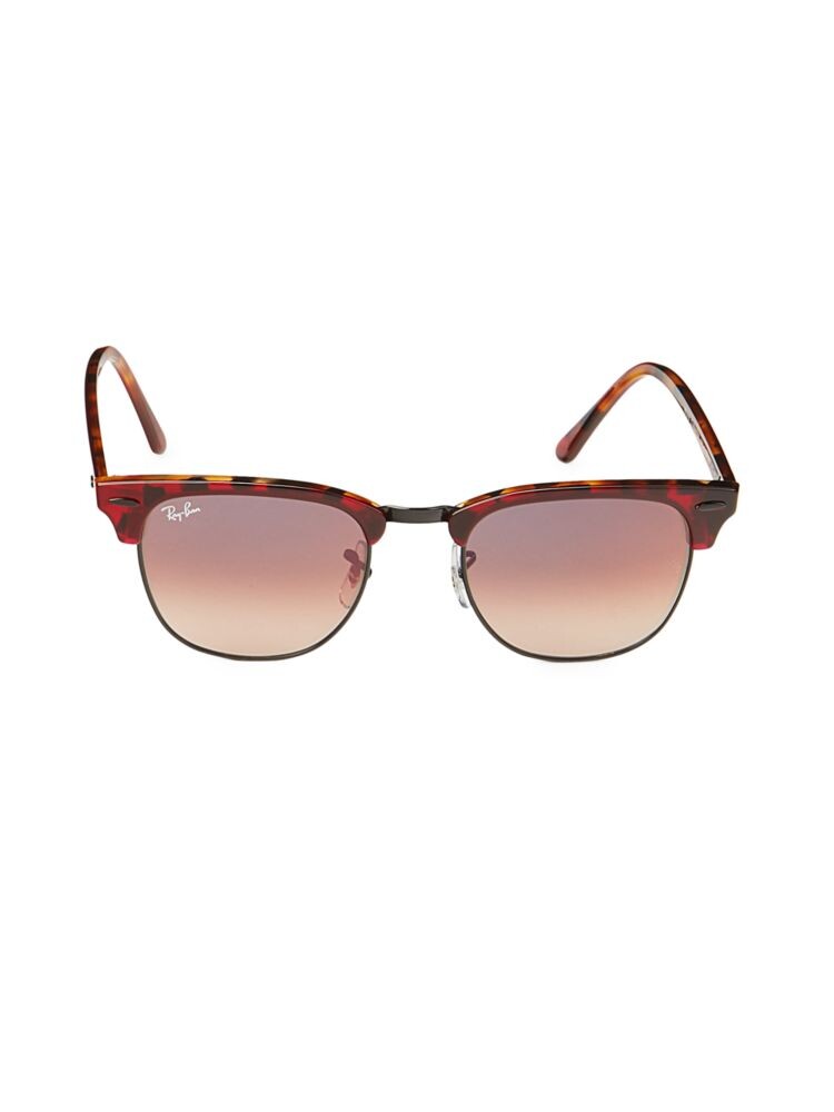 

Солнцезащитные очки Clubmaster 51MM Ray-Ban, красный
