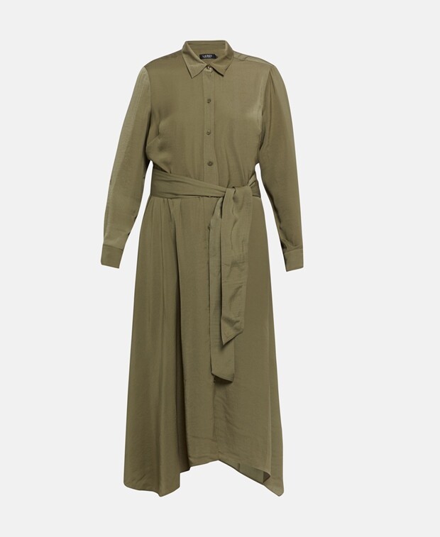 

Рубашка-платье Lauren Ralph Lauren, темно-зеленый