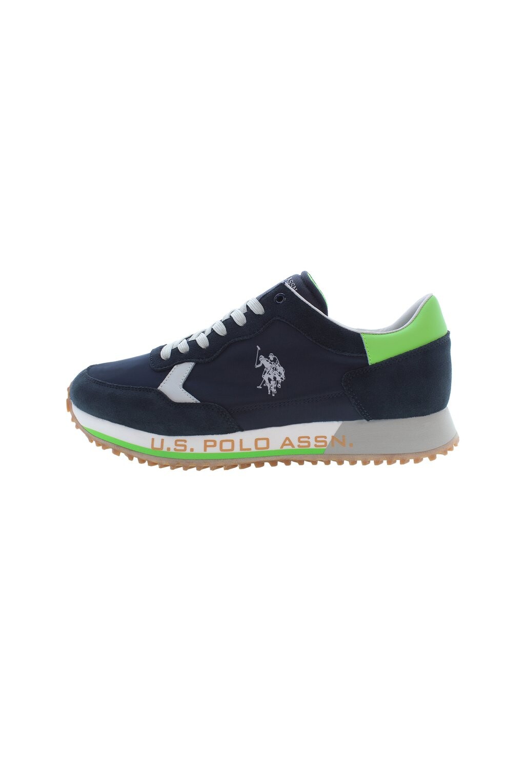 

Кроссовки низкие U.S. Polo Assn., цвет mottled dark blue green
