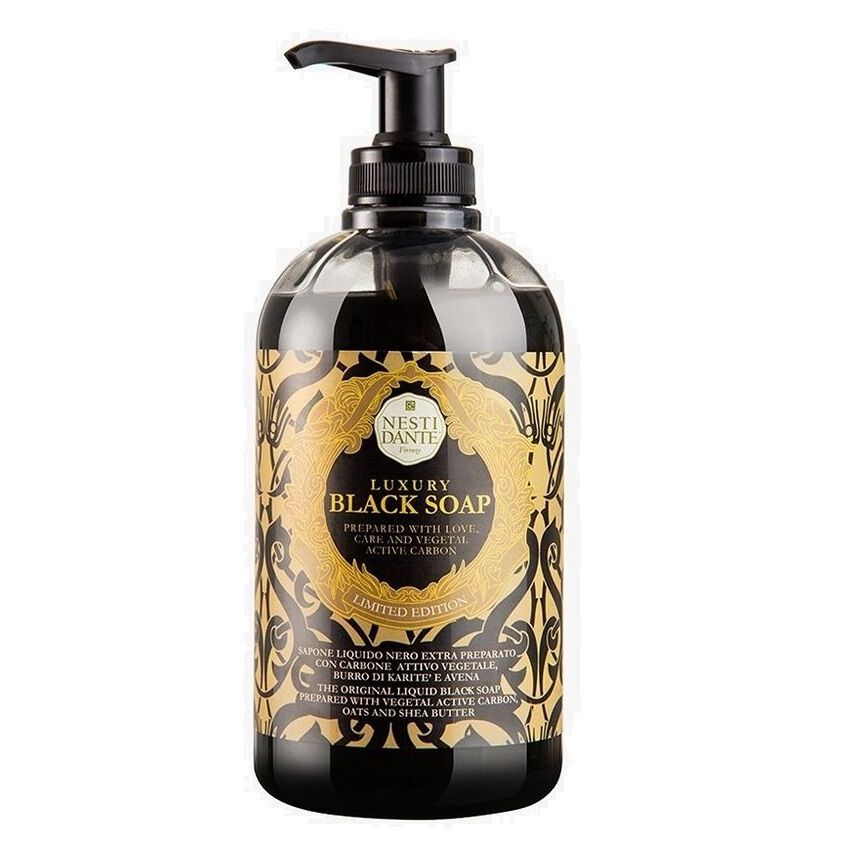 Роскошное жидкое мыло Nesti Dante Luxury Black Soap, 500 мл мыло жидкое nesti dante luxury black 500 мл