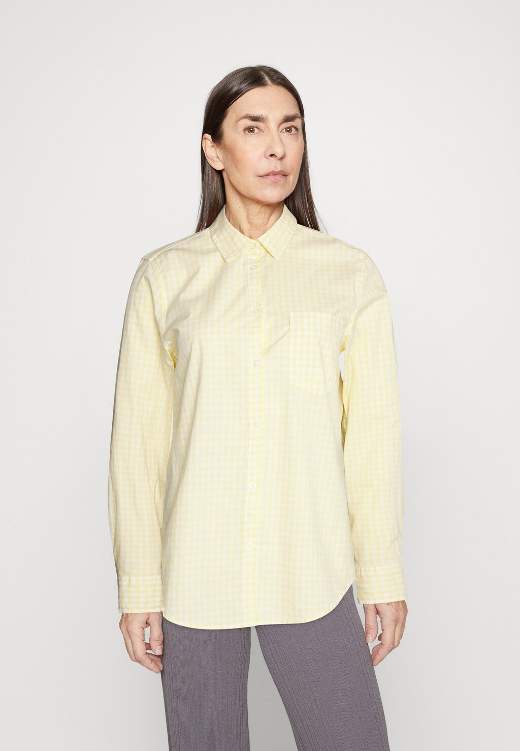 

Рубашка CLASSIC SHIRT GAP, желтая клетка