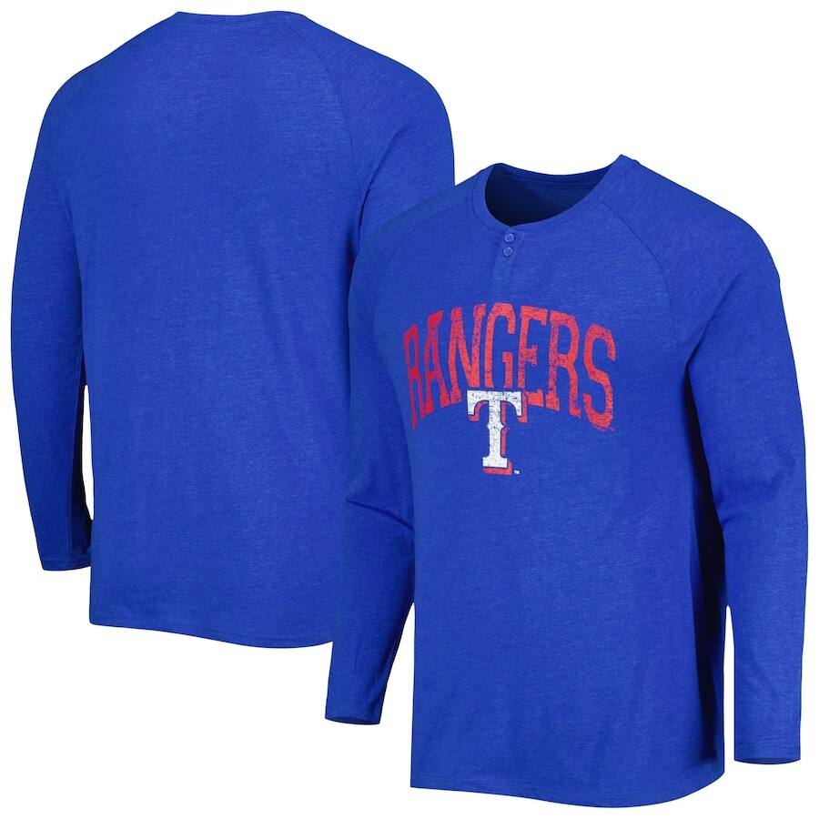 

Футболка с длинным рукавом Concepts Sport Texas Rangers, роял
