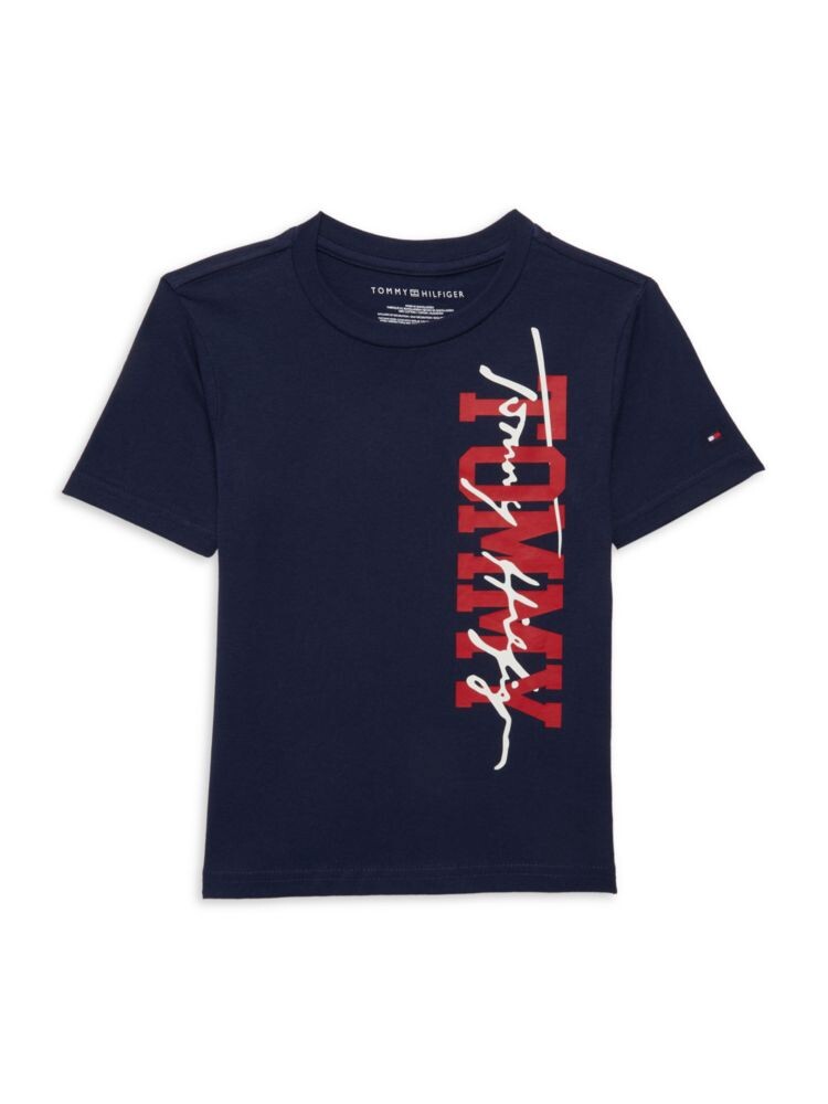 

Футболка с логотипом для маленького мальчика Tommy Hilfiger, темно-синий