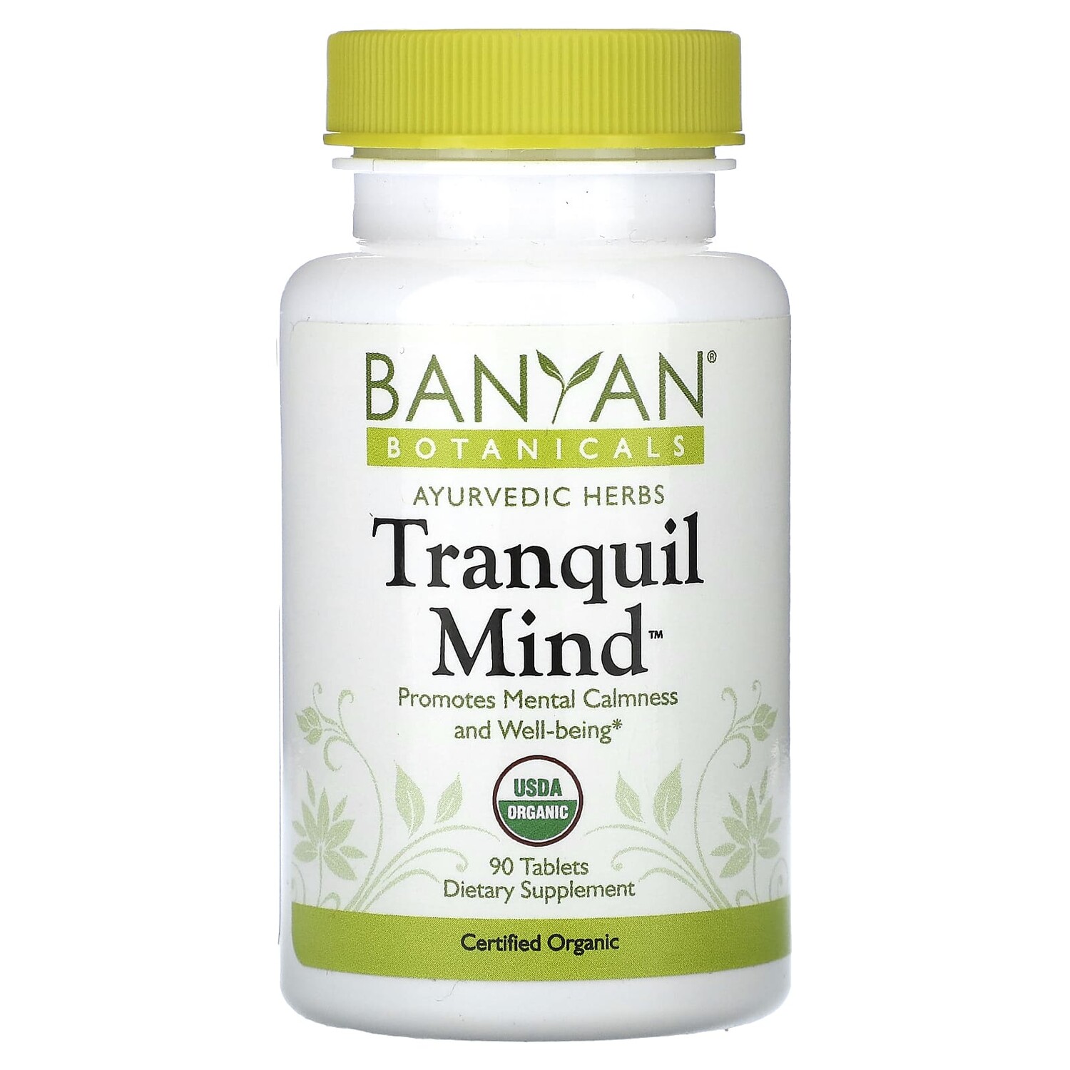 

Tranquil Mind, 90 таблеток, Banyan Botanicals