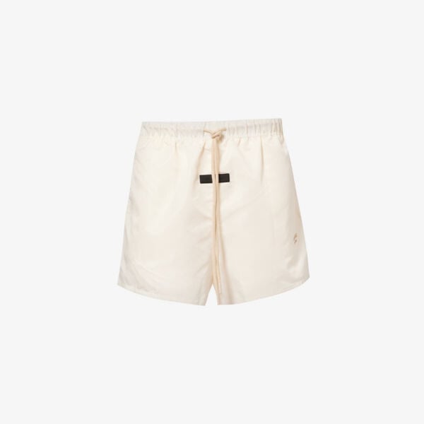 

ESSENTIALS Шорты для бега с фирменной нашивкой Fear Of God Essentials, цвет cloud dancer