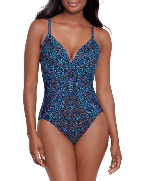 

Сплошной купальник на косточках с принтом Romani Captivate Miraclesuit, цвет Multi