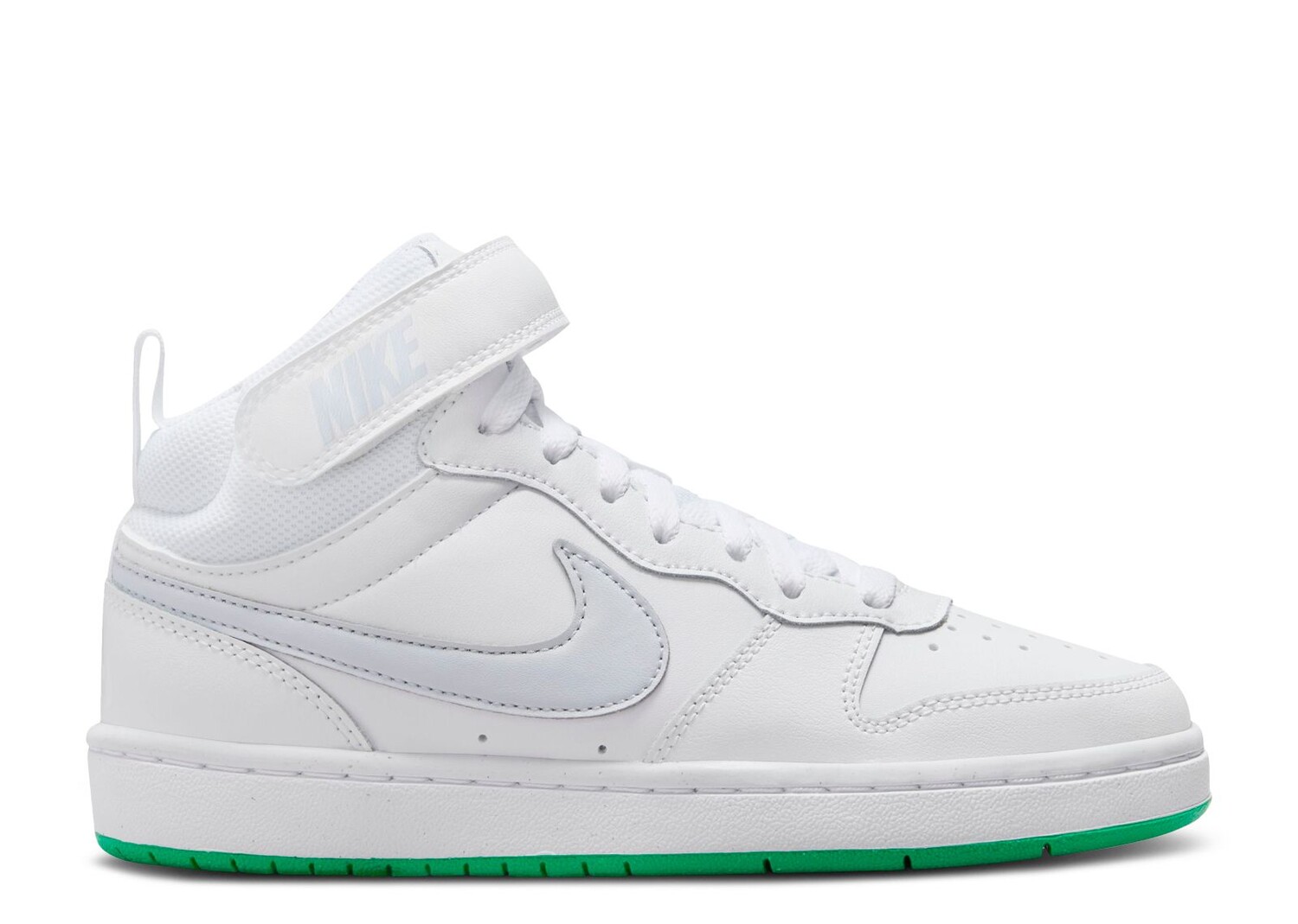 

Кроссовки Nike Court Borough Mid 2 Gs 'White Stadium Green', белый