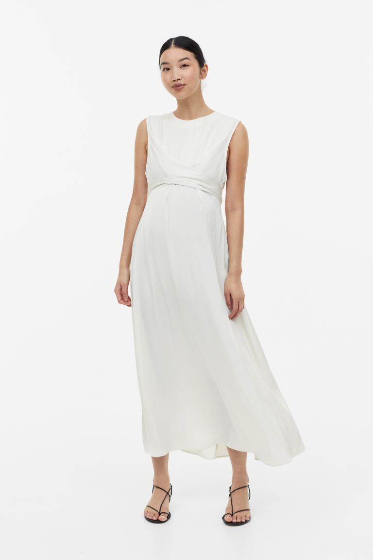 

МАМА Атласное платье H&M