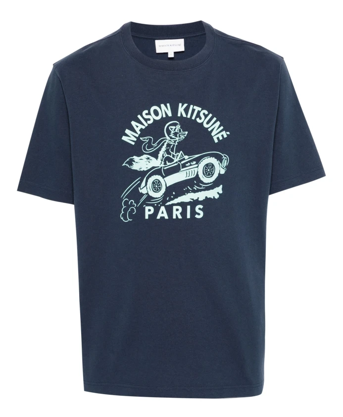 

Комфортная футболка Fox Racing Maison Kitsuné, синий