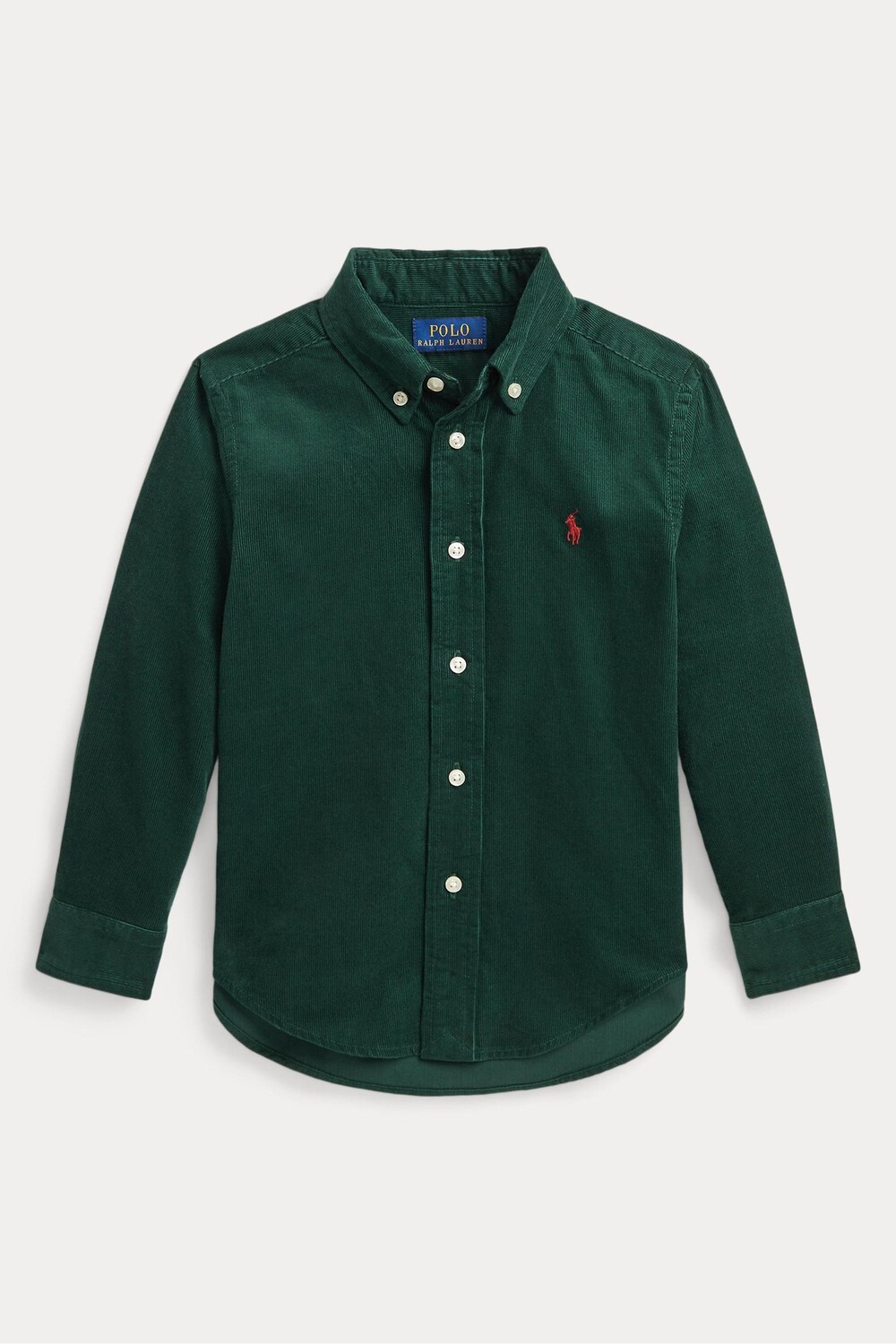 

Вельветовая рубашка с логотипом для мальчиков Polo Ralph Lauren, зеленый