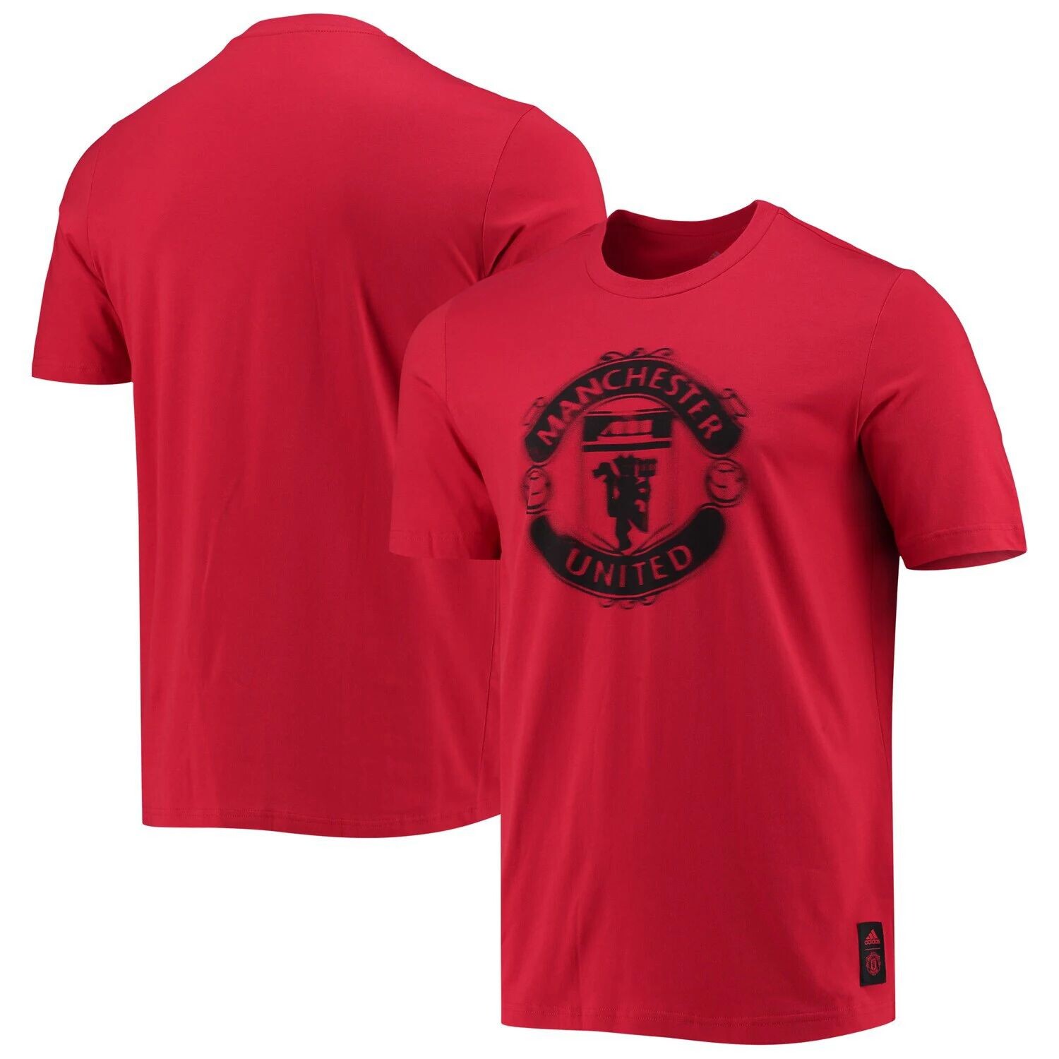 

Мужская красная футболка adidas Manchester United Club Crest, Красный