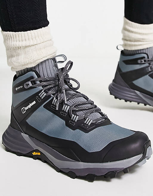 Черные и серые водонепроницаемые походные ботинки Berghaus VC22 GORE-TEX