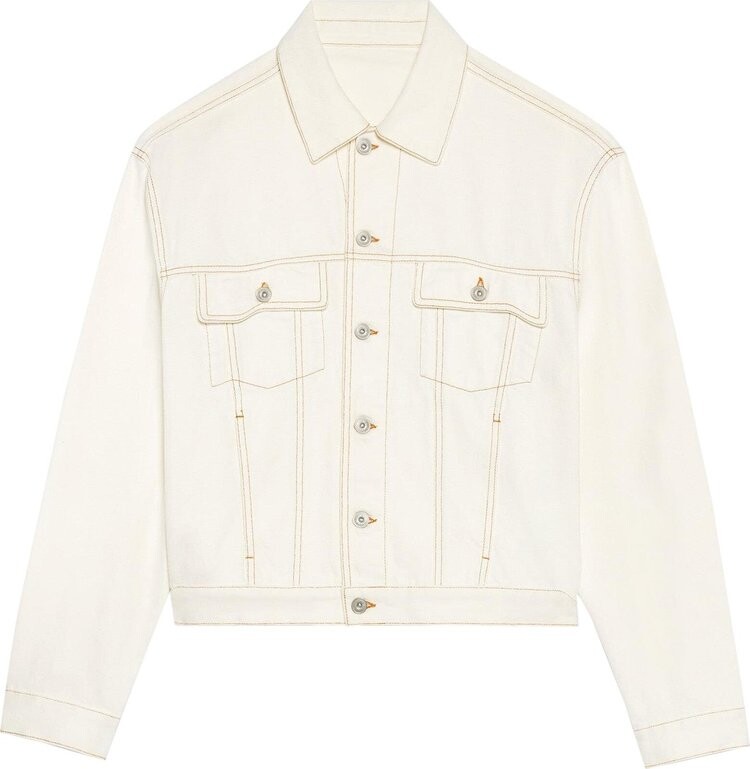 

Куртка Jacquemus De-Nimes Denim 'Off White/Tabac', белый