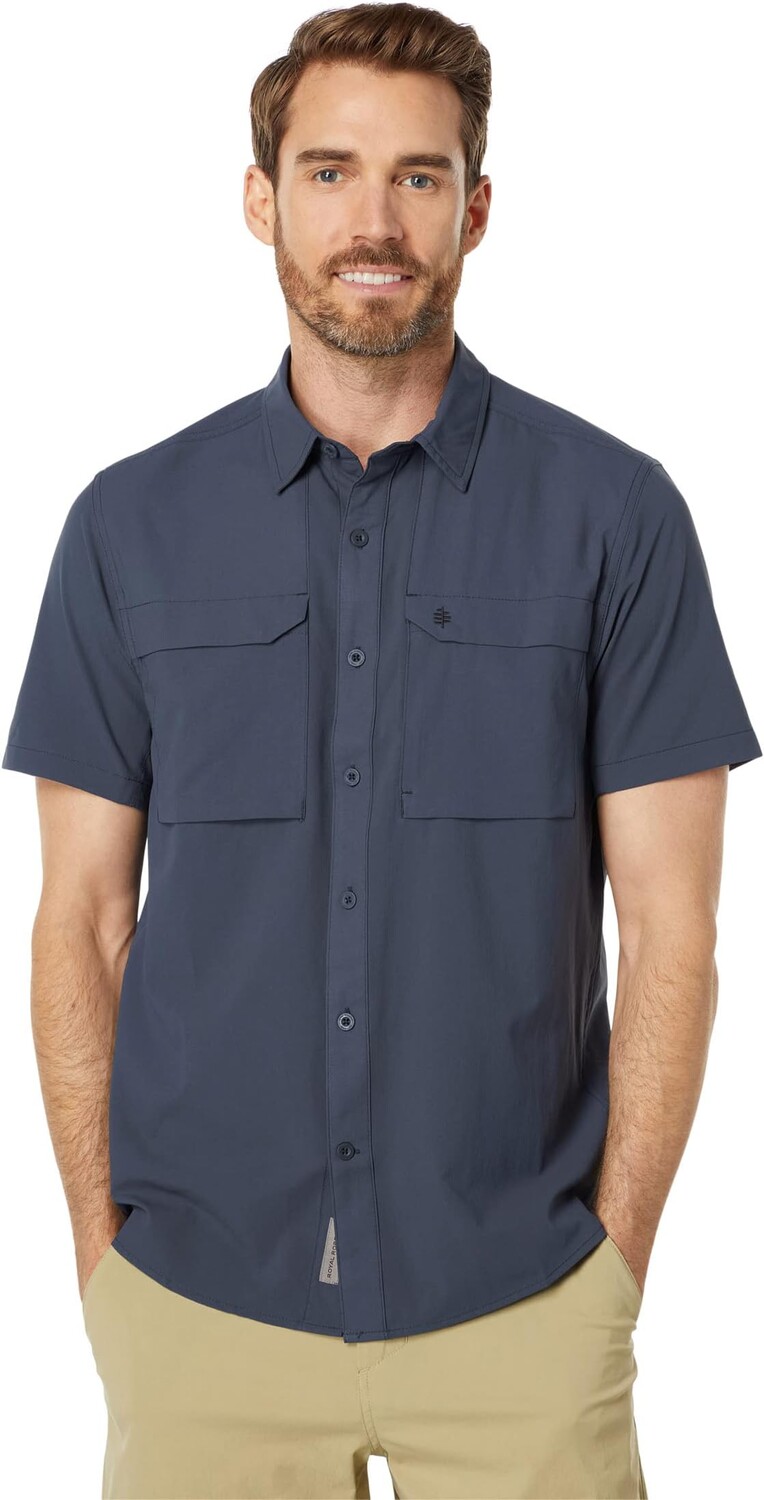 

Рубашка Expedition Pro Short Sleeve Royal Robbins, цвет Navy 1