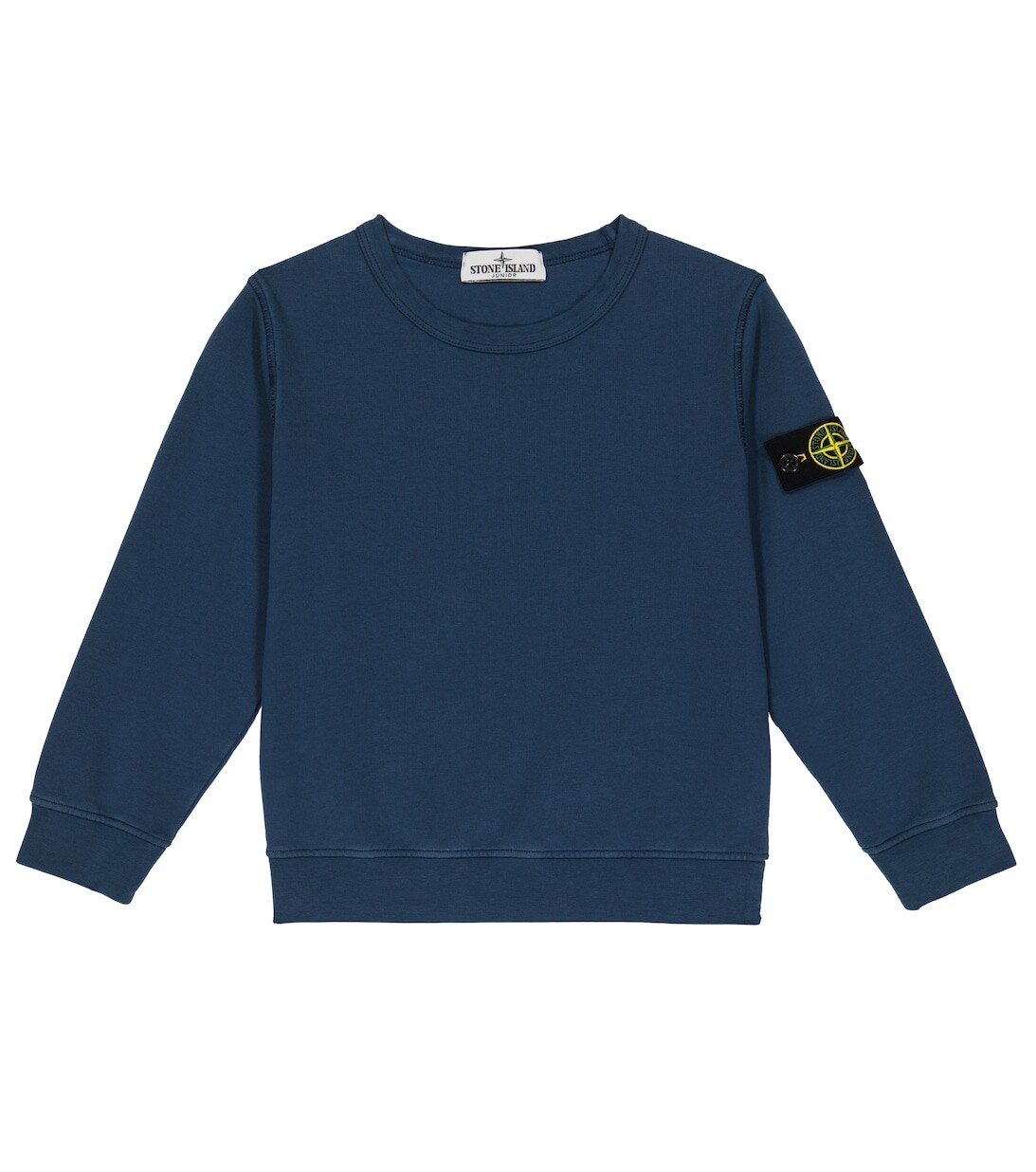 

Хлопковая толстовка Stone Island Junior, синий