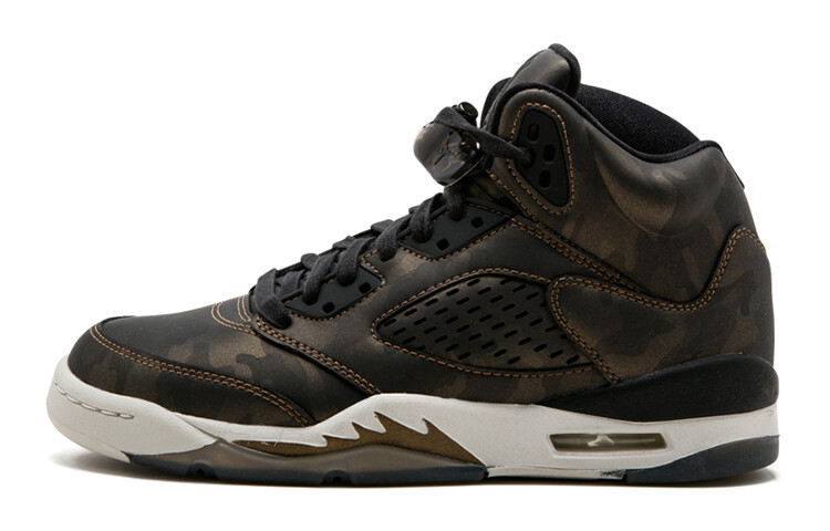 

Jordan 5 Retro Heiress Camo (GS) Черный/Светлая кость/Полевой металлик