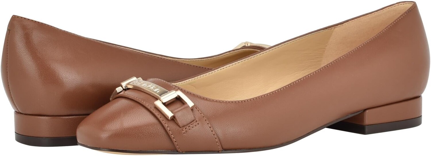 

Балетки Crystil Calvin Klein, цвет Dark Natural Leather