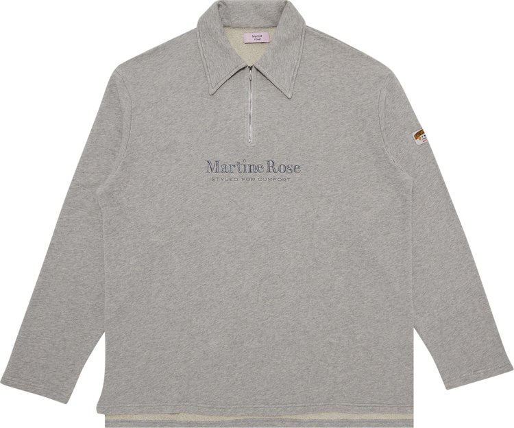 Поло Martine Rose Zip Up 'Grey Marl', серый oborne martine hamilton s hats