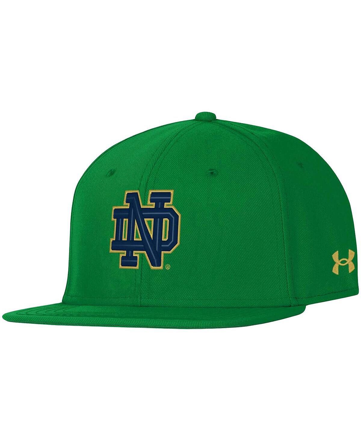 

Мужская бейсбольная кепка Kelly Green Notre Dame Fighting Irish Baseball Under Armour