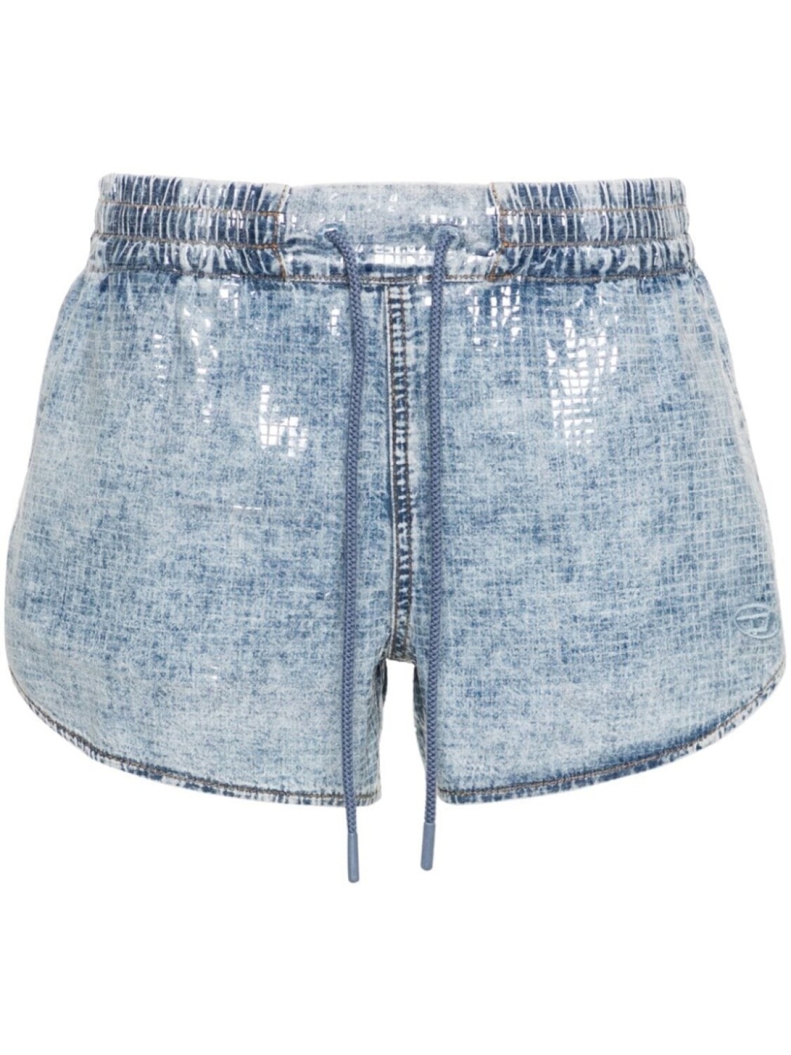 

Diesel джинсовые шорты Sunny в клетку, синий