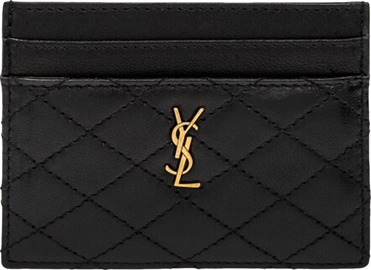 

Картхолдер Saint Laurent Credit 'Black', черный