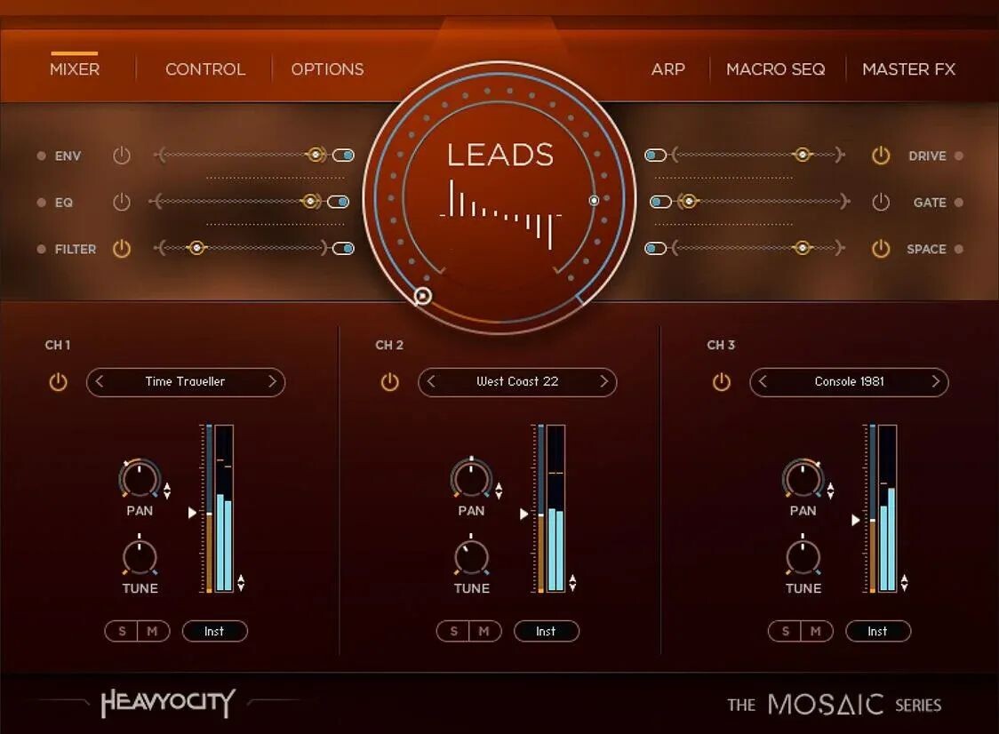 

Heavyocity Mosaic лидирует в синтезаторном виртуальном инструменте