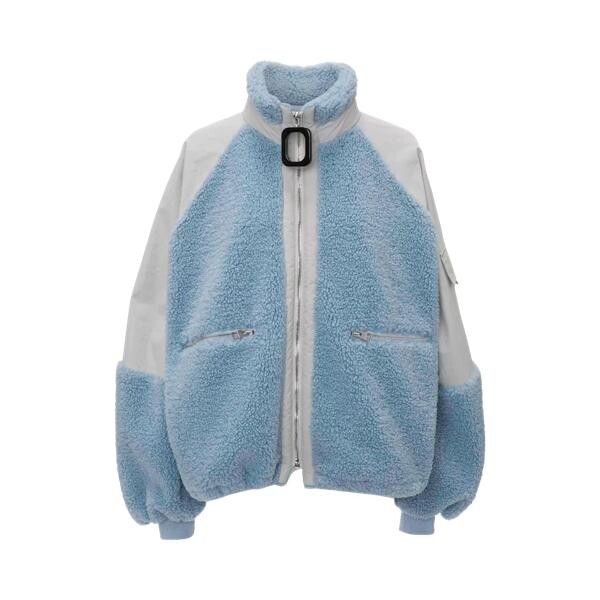 

Куртка fleecejacke in colour-block optik light blue light blue J.W. Anderson, синий
