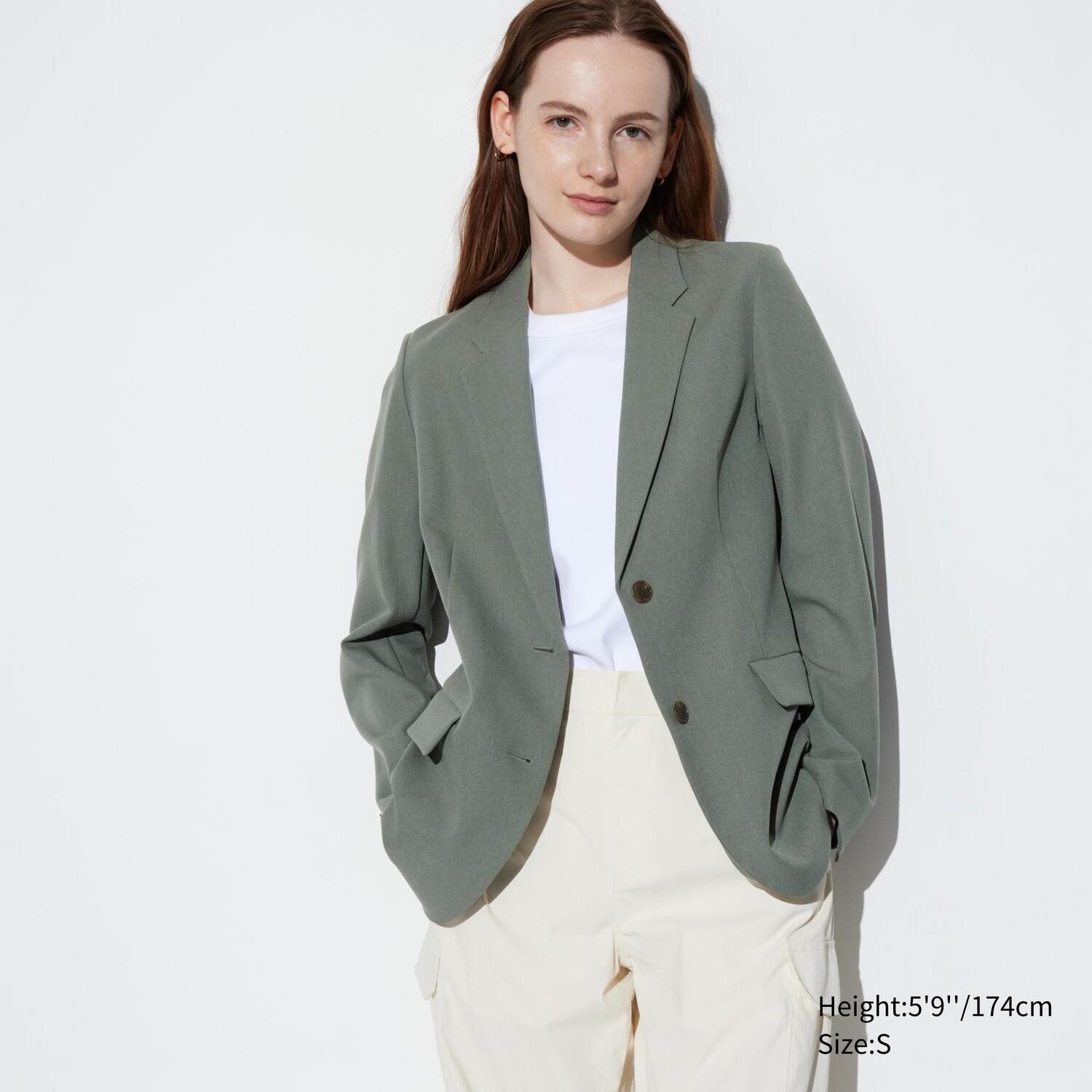 

Американский аирсенс UNIQLO, оливковый