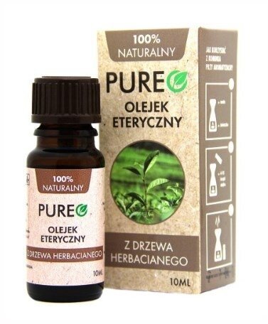 Pureo, Эфирное масло чайного дерева, 10 мл. масло чайного дерева эфирное 10 мл ароматика