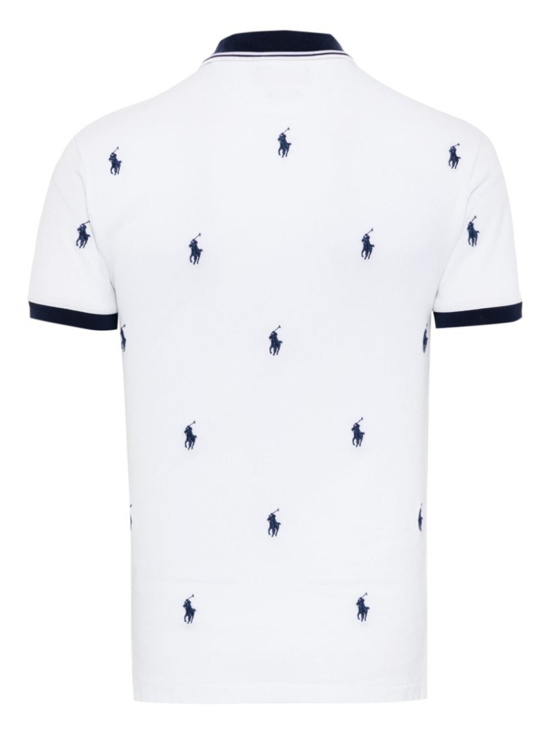 

Рубашка-поло из смесового хлопка Polo Pony Polo Ralph Lauren, белый
