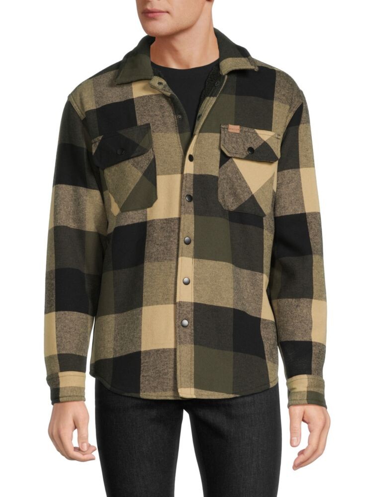 

Фланелевая куртка на подкладке из искусственной овчины Matix, цвет Dark Khaki