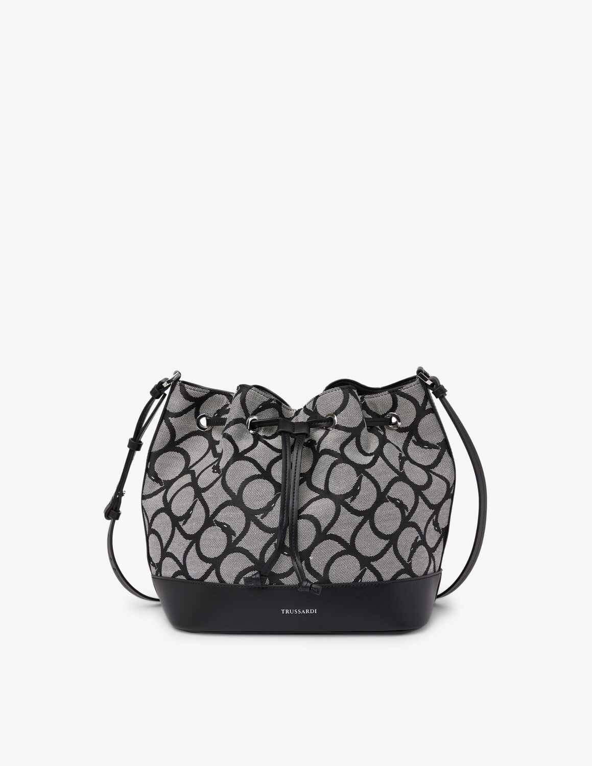 

Сумка-ведро Clavel с монограммой Trussardi, черный