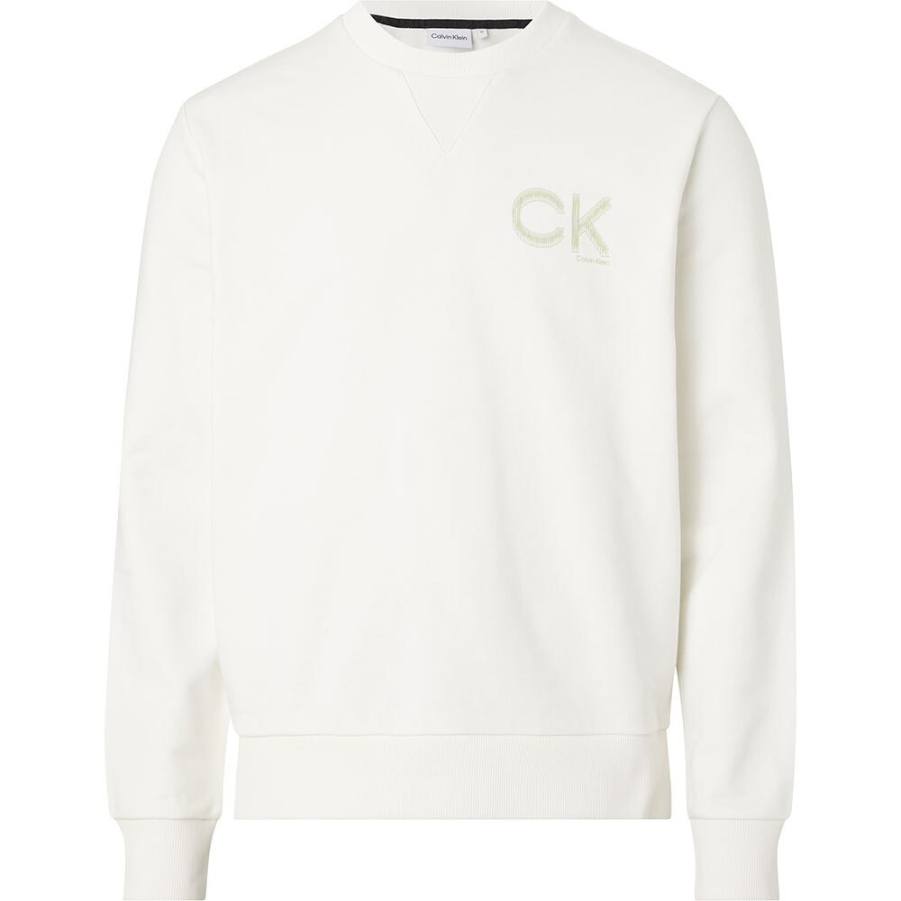

Толстовка Calvin Klein Striped Chest Logo, белый