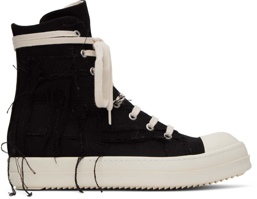 

Черные кроссовки Luxor с разрезами Rick Owens DRKSHDW