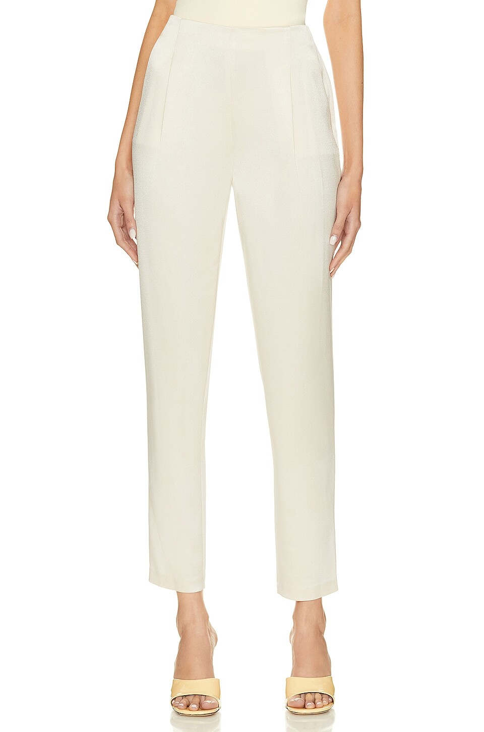 

Брюки Alice + Olivia Jessie Slim, цвет Champagne