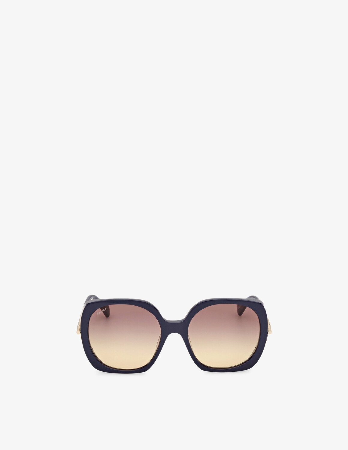 

Солнцезащитные очки кошачий глаз MM0079 Max Mara, цвет Blu Luc / Marrone Grad