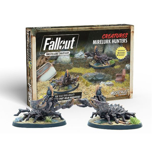 набор кубиков для fallout wasteland warfare extra tabletop dice set Фигурки Fallout Wasteland Warfare: Mirelurk Hunters Modiphius