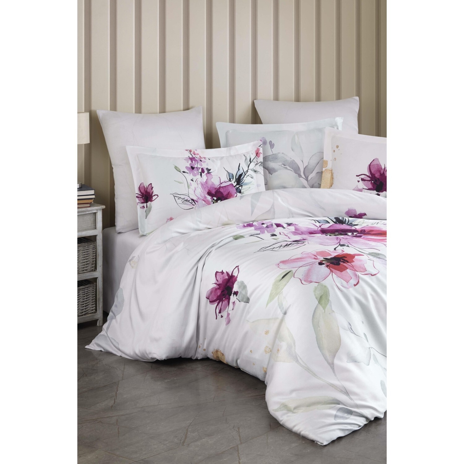 

Комплект постельного белья Varol Laura Home из лиоцелла (двойной) - Верона