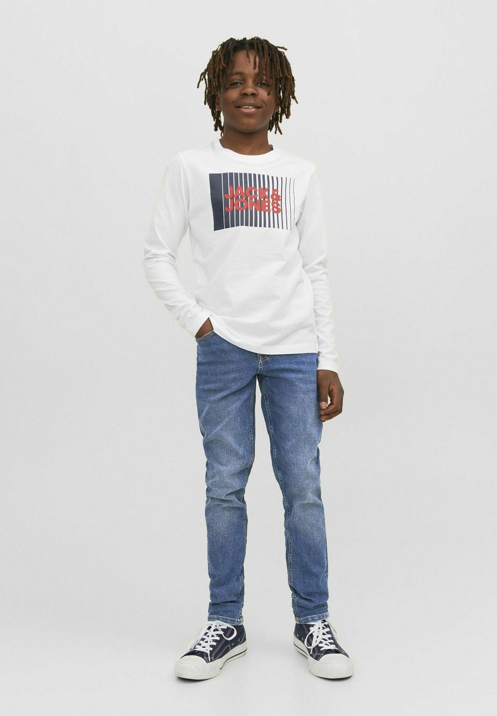 

Джинсы прямого кроя Jack & Jones Junior, цвет blue denim