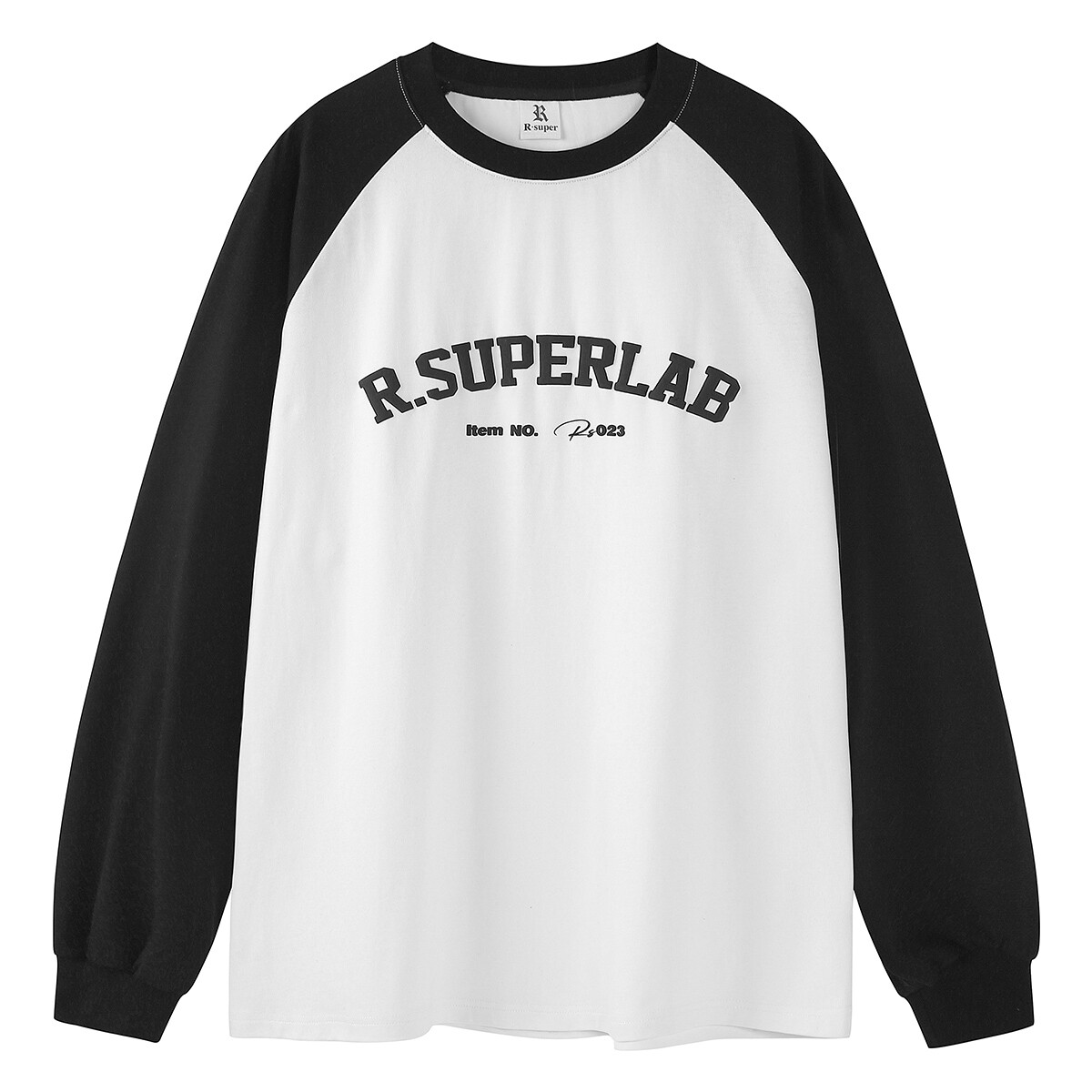 

Футболка унисекс R.super, Черные рукава Серое тело