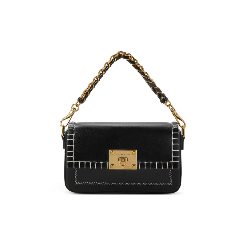 

Charles&Keith Женская сумка через плечо CHARLES & KEITH, Цвет мокко темно-коричневый