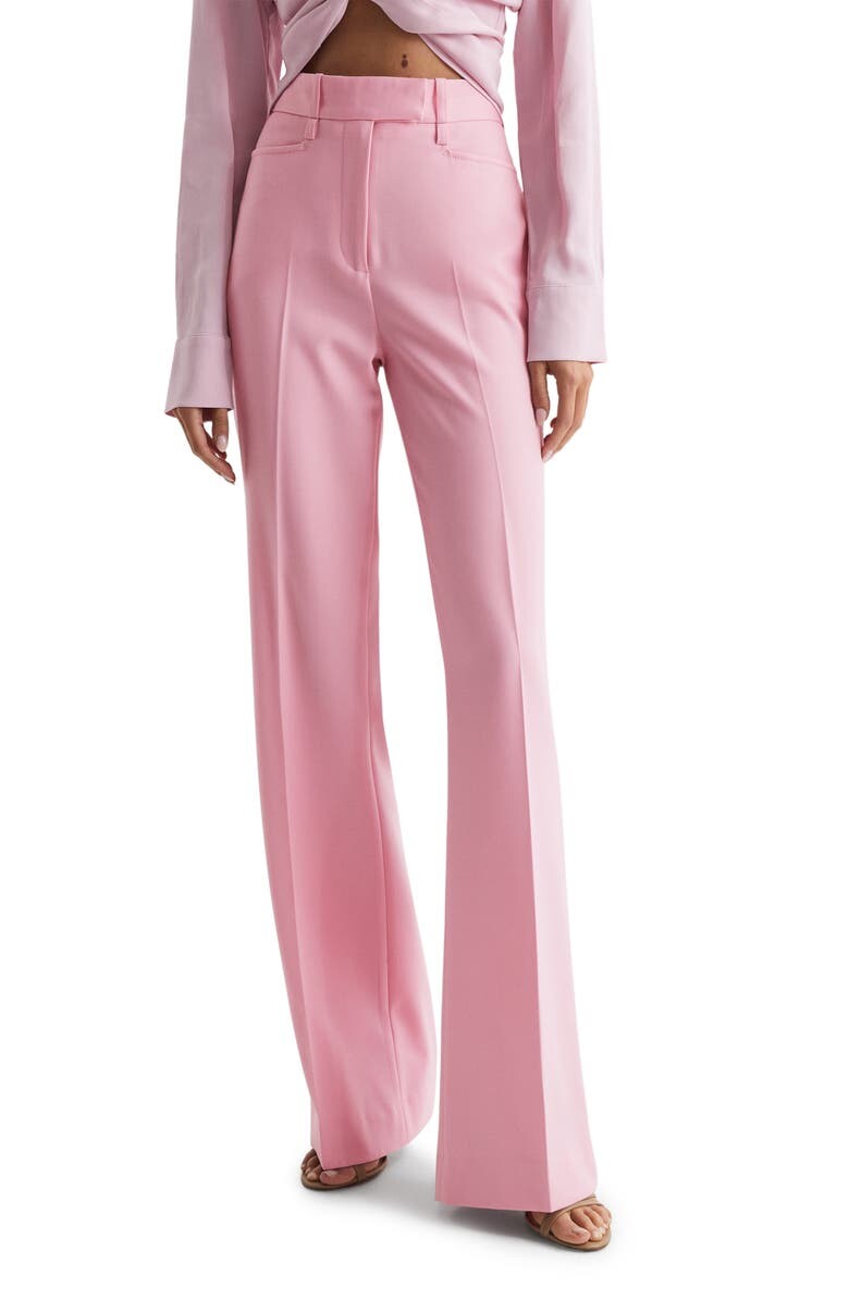 

Брюки Blair из смесовой шерсти REISS, розовый