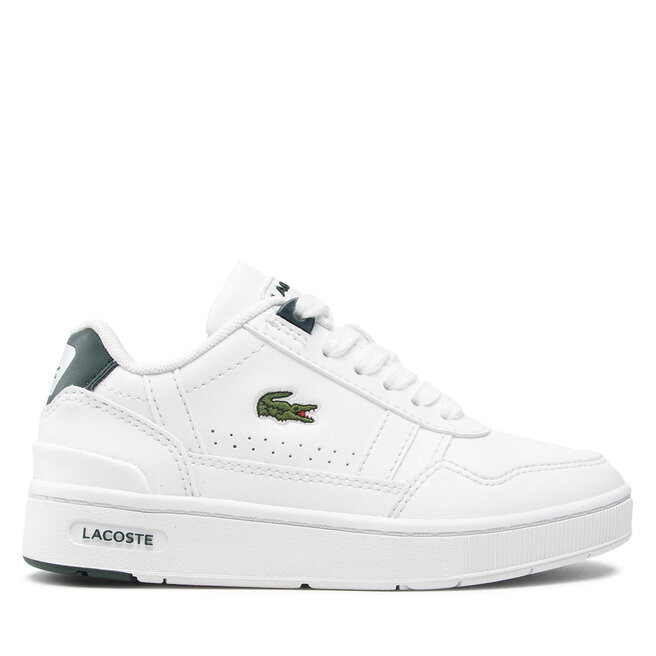 Кроссовки Lacoste T-Clip 0121 1 Suc 7-42SUC00041R5 Wht/Dk Grn, белый