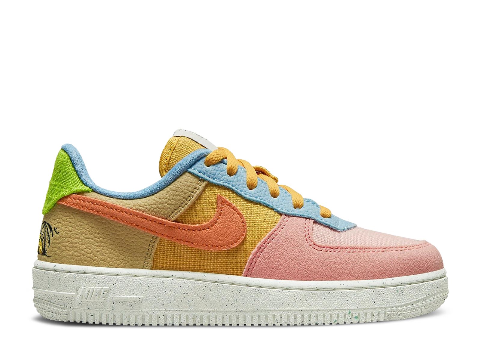 

Кроссовки Nike Air Force 1 Low '07 Lv8 Next Nature Ps 'Sun Club - Multi', разноцветный