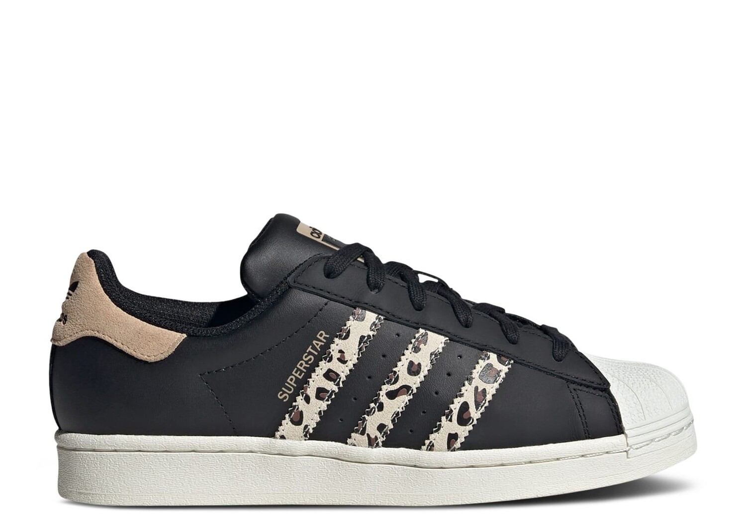 

Кроссовки adidas Wmns Superstar 'Black Beige Leopard', черный