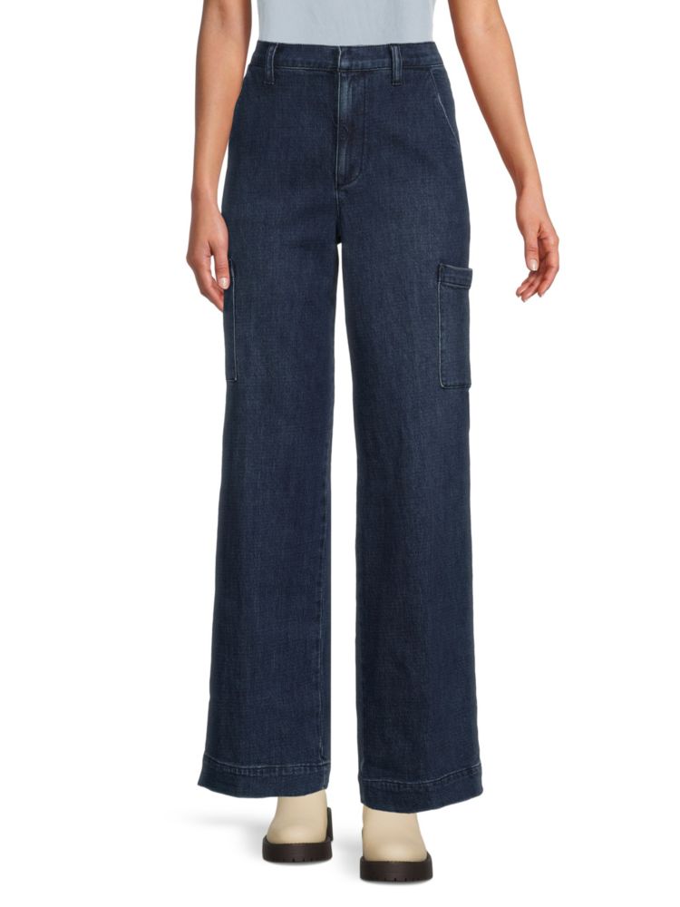цена Широкие джинсы карго Joe'S Jeans, цвет Dalia Blue