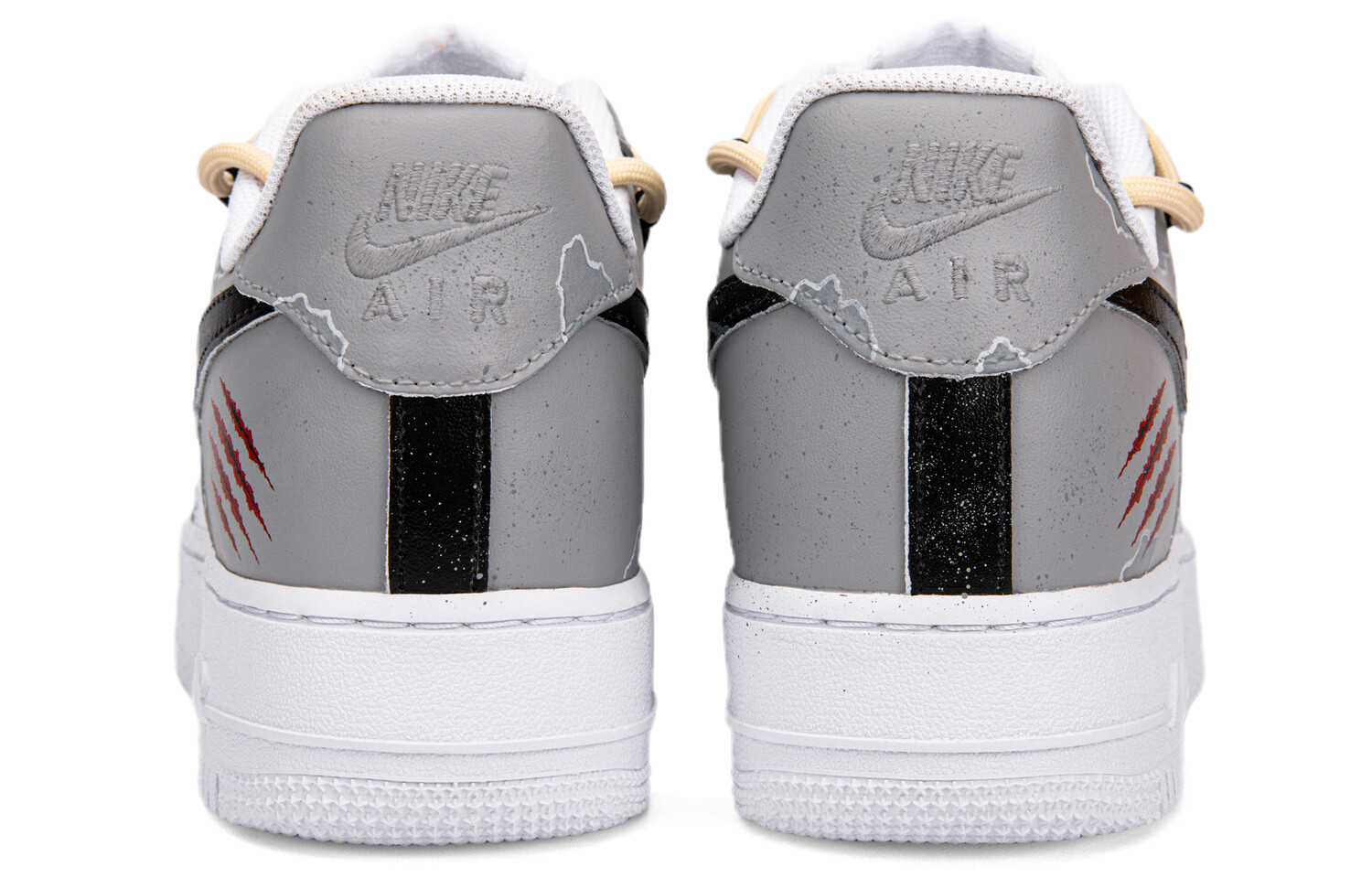 

Кроссовки Nike Air Force 1 Skateboard Shoes Men Low-Top Gray White/Black